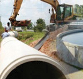 Redes de agua potable y alcantarillado en zonas urbanas, rurales e industriales.
